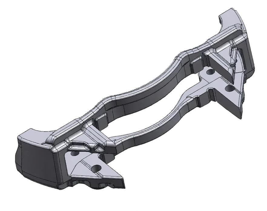 Parametrisches Halterbasis-CAD